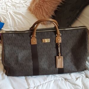 Michael Kors Leather Luggage Bag